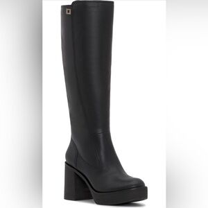 Lucky Brand Black Heeled Boots